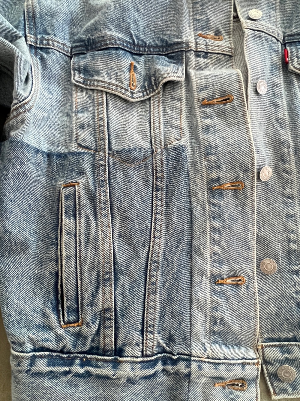 Oversized Patchwork Denim Jacket - Levi’s - Picture 7 of 8
